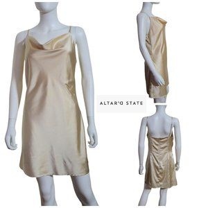 Altar'd State Slip Dress in Champaign Color